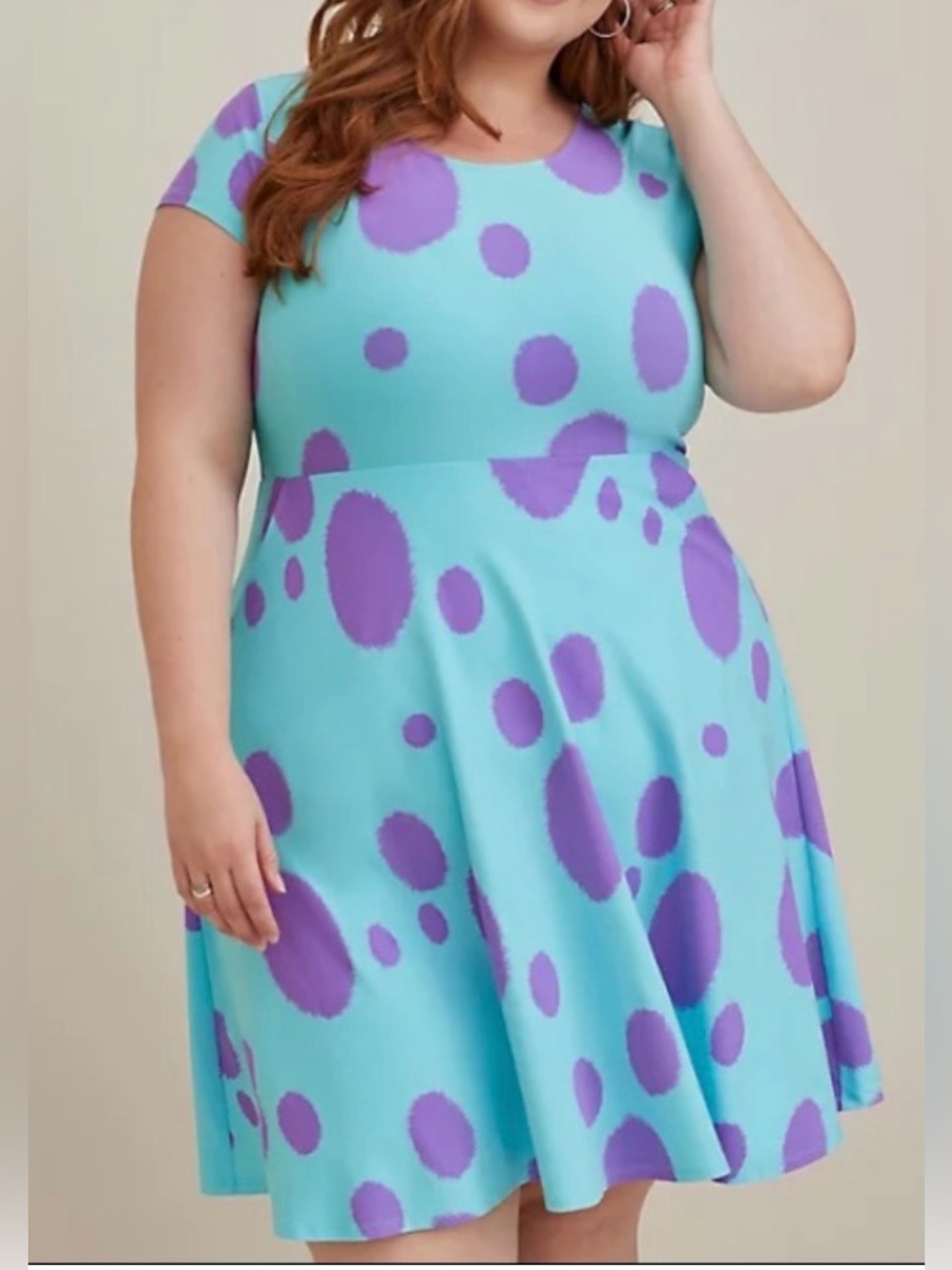 NWT Torrid Disney/pixar Monster’s Inc Sulley skater cosplay dress 2X